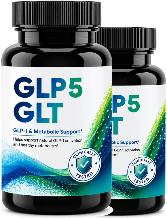 GLP5 GLT GLP-1 & Metabolic Support Capsules – 60-dagers forsyning, 2 pakker